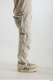 Lyle  1 beige cargo pants beige sneakers casual dressed…